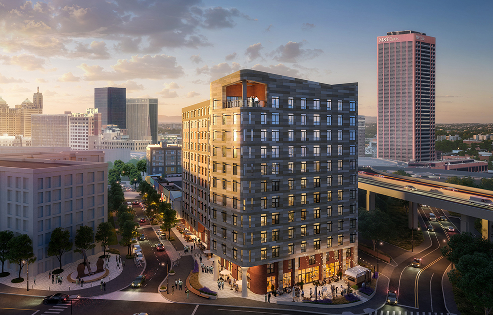 Habitat, Duvernay + Brooks and Buffalo Municipal Housing close on 254-unit first phase redev. of Marine Drive Apts.